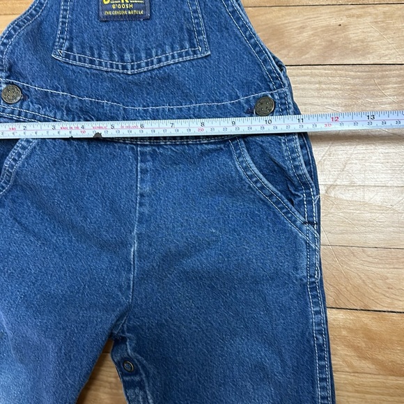 VINTAGE Oshkosh B’Gosh Vestback Blue denim overalls 3T - Picture 11 of 11